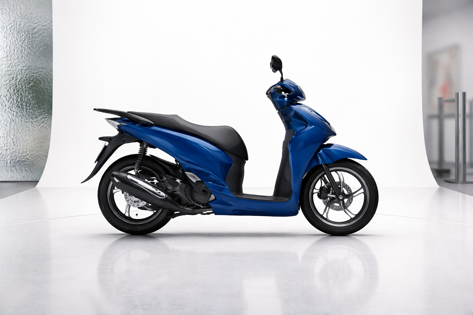 Blue Honda SH 125cc